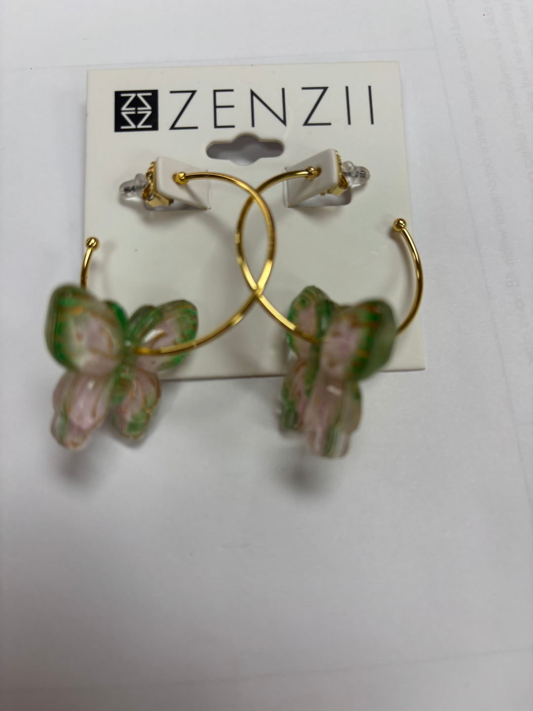 Butterfly Hoop Earring