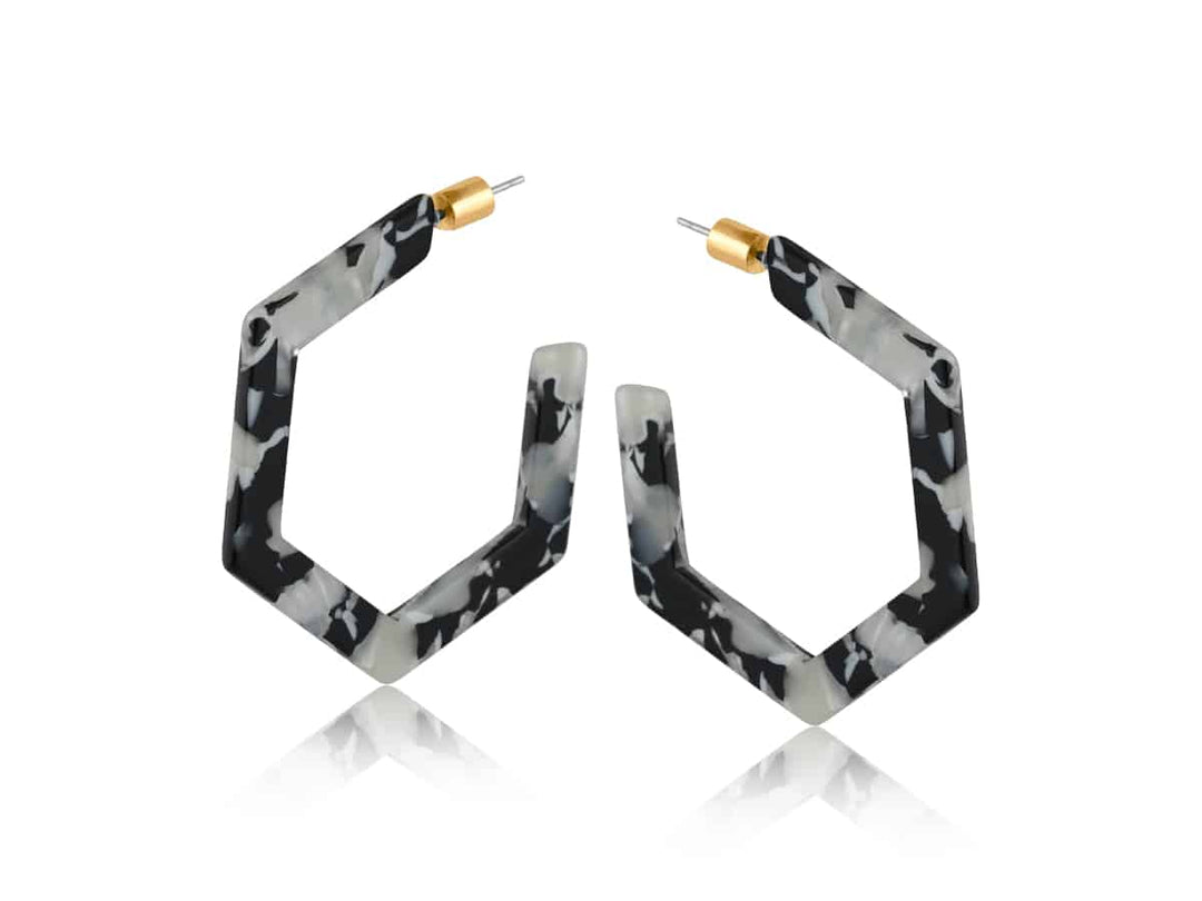 Hortense Resin Hexagon Statement