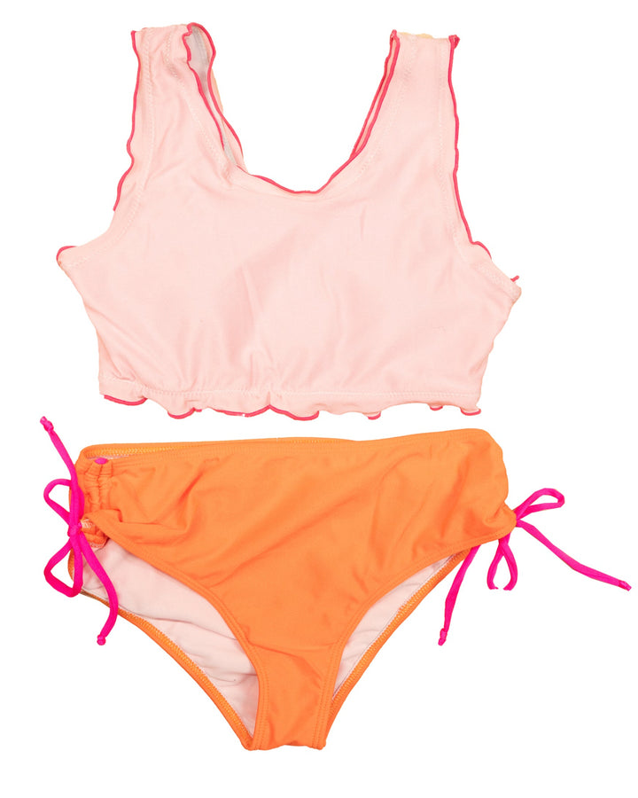 Venice Pink/Orange Two Piece Swimsuit