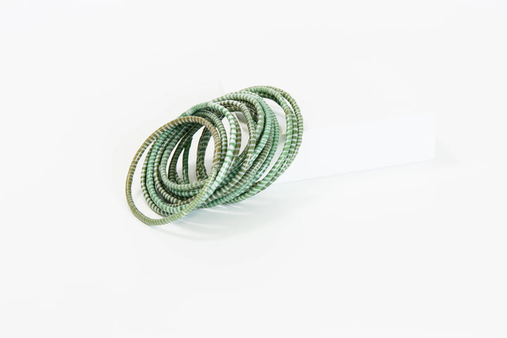 BECASA - Beach Bangles - Olive