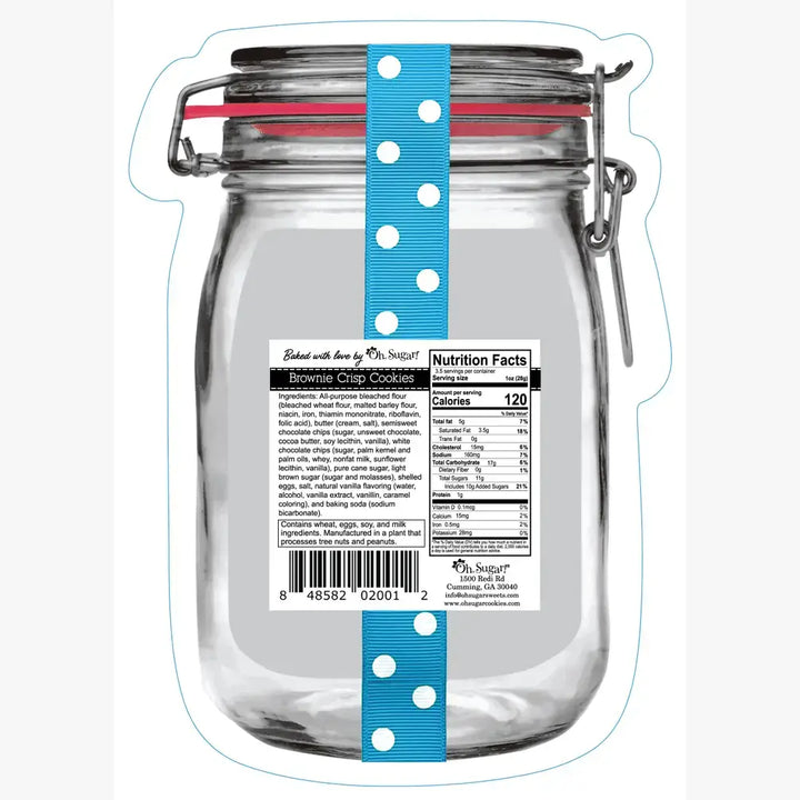 Oh, Sugar! - Cookie Mason Jar Pouches - Everyday Mixed Flavor - Small