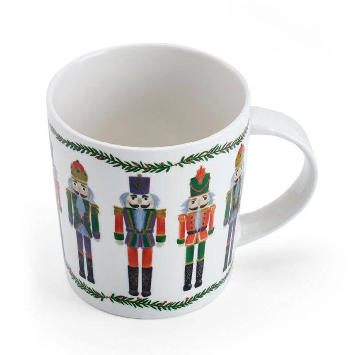 Fitz and Floyd® Mikasa® Pfaltzgraff® - Pfaltzgraff Holiday 18Oz Mug  Holly Nutcrackr Open Stock: Porcelain / English / Holiday