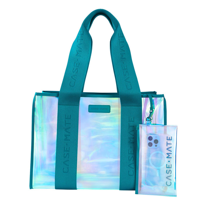 Case-Mate - Case-Mate Soap Bubble Beach Tote Shoulder Bag - Emerald Blue