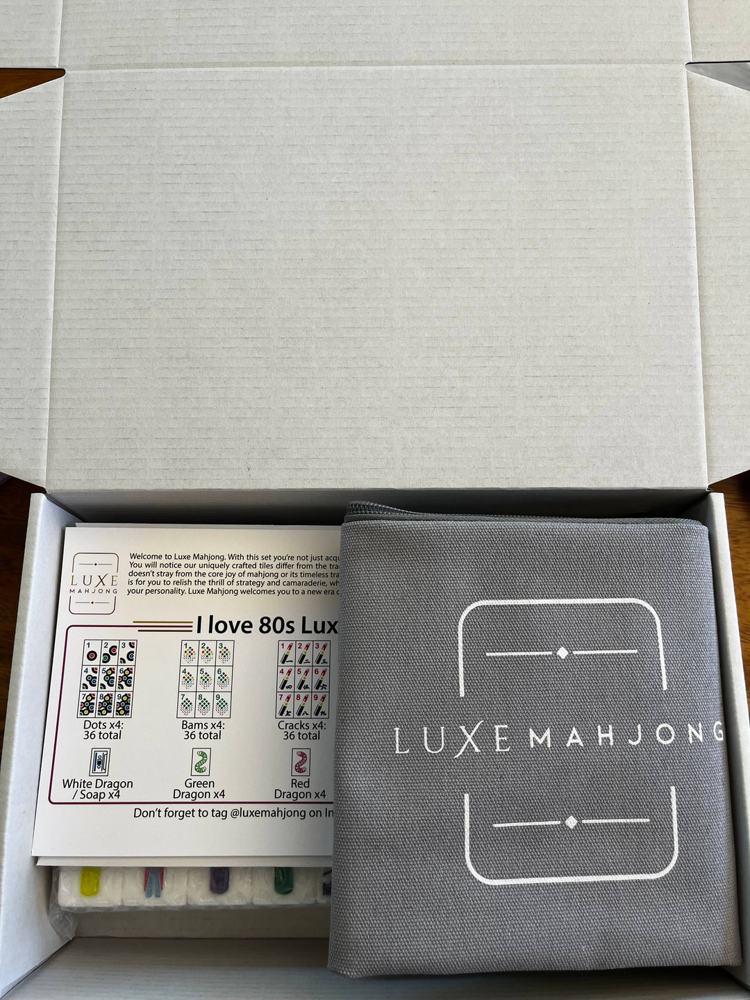 Luxe Mahjong - I Love the 80s Mahjong Set