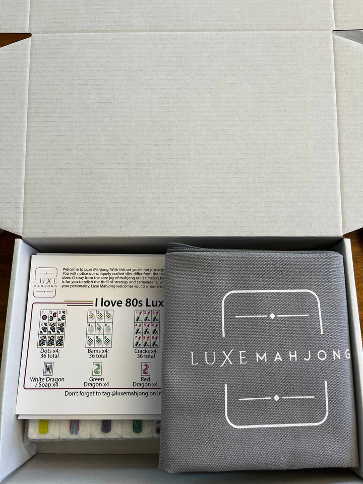 Luxe Mahjong - I Love the 80s Mahjong Set