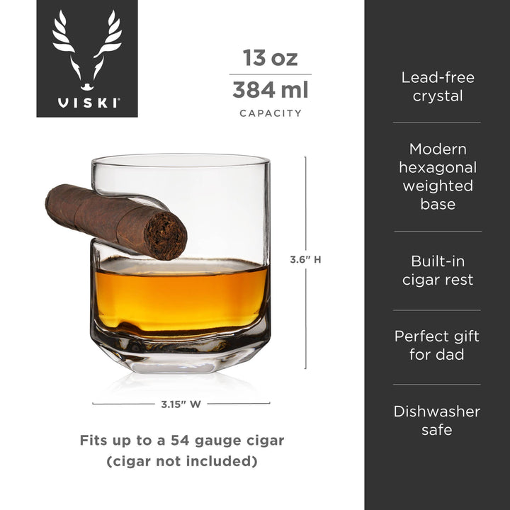 Viski - Crystal Cigar Glass