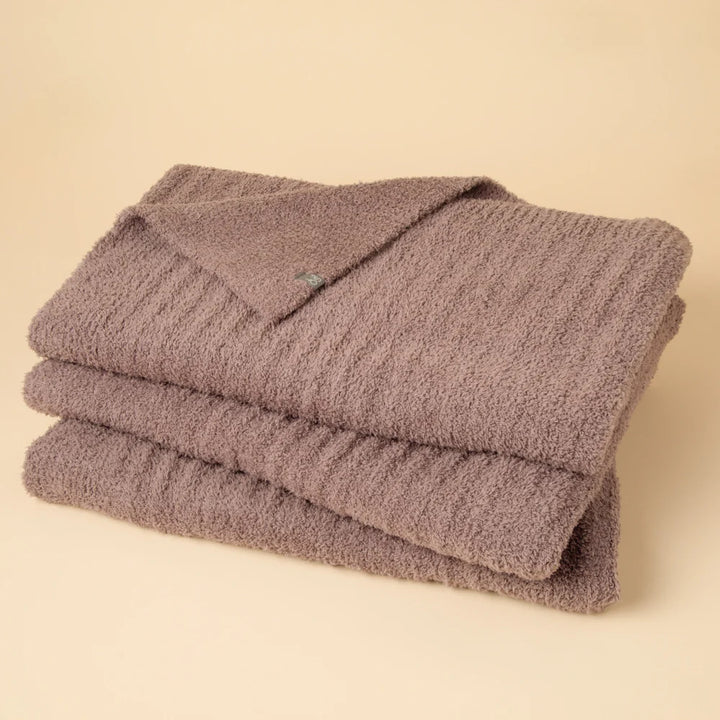 50" x 70" Solid Rib Marshmallow Blanket