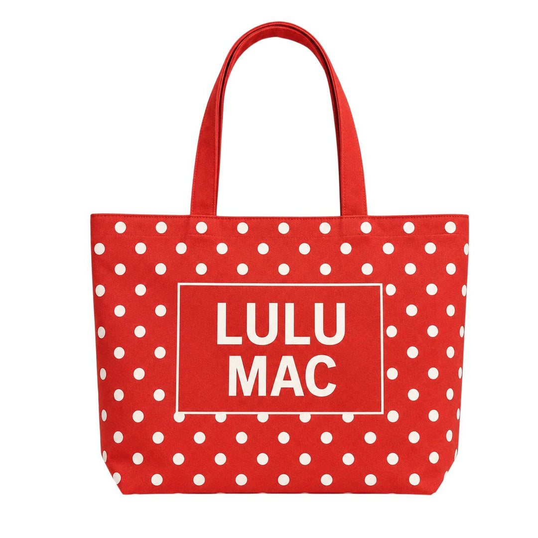 Girlie Girl Originals - Lulu Mac Canvas Tote PD-BG-1002-RED DOT