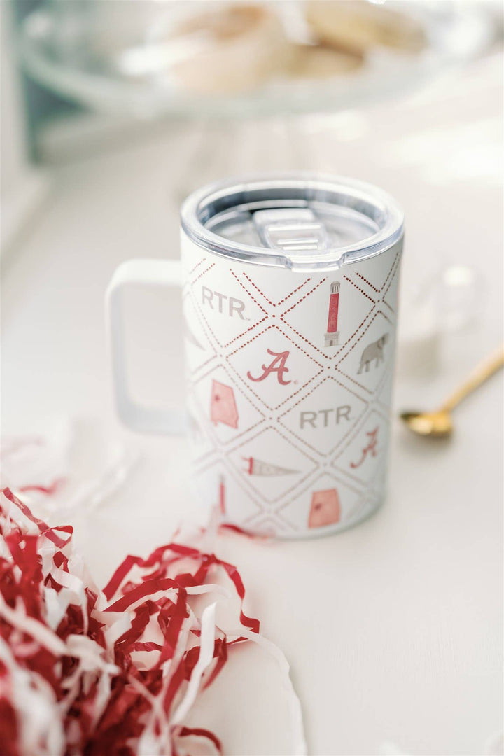 Gracefully Made Art - Licensed 16 oz. Insulated University of Alabama Mug