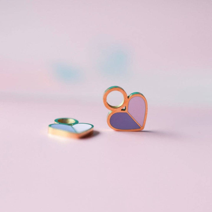 Pierced Co - Heart Duo Charms