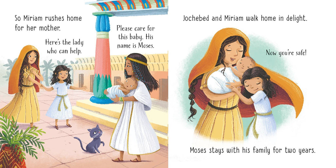 HarperCollins - Moses In the Basket board book: Usborne