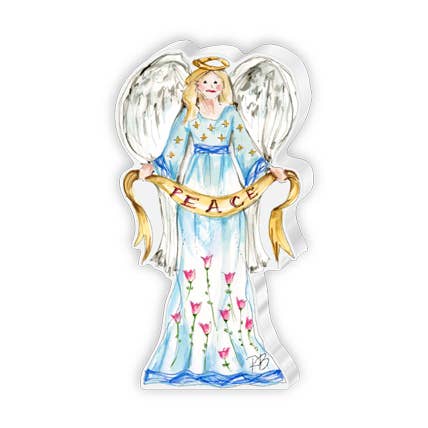 Peace Blue Angel Small Acrylic Art