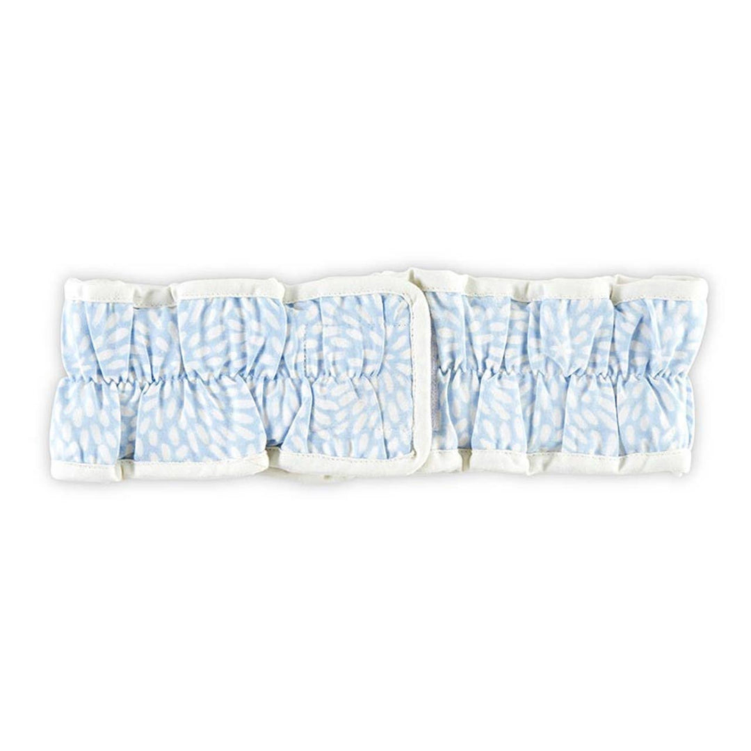 Angle - Spa Wrap + Headband Set - Blue Zinnia