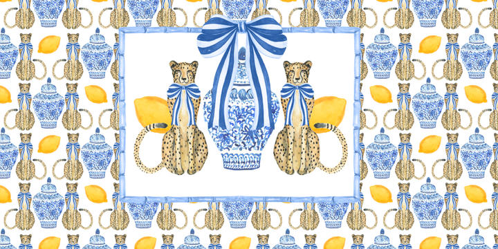 TAYLOR GRAY - 5.5x11 CHINOISERIE trinket tray insert set of 5