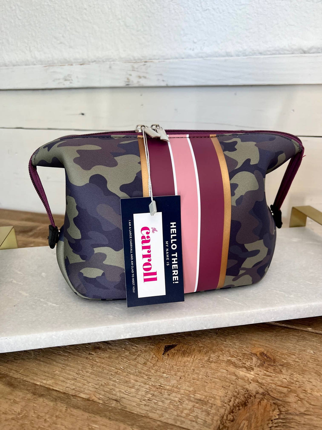 TAYLOR GRAY - The Carroll Large Neoprene Makeup Bag| shoptaylorgray