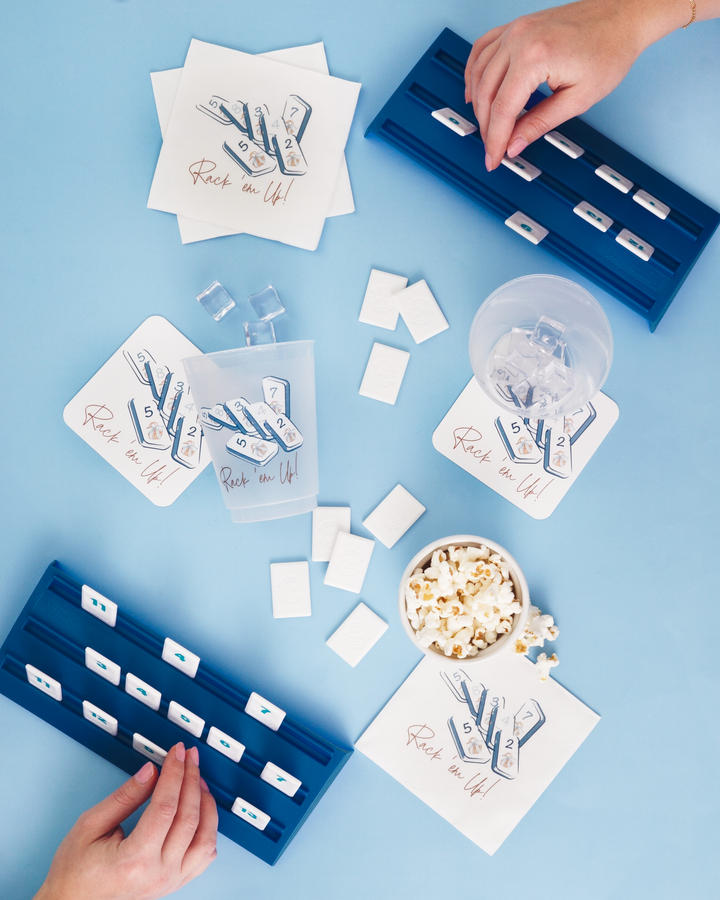Busy Bee Gift - Rummikub Playing Cards Cocktail Napkins | set of 20