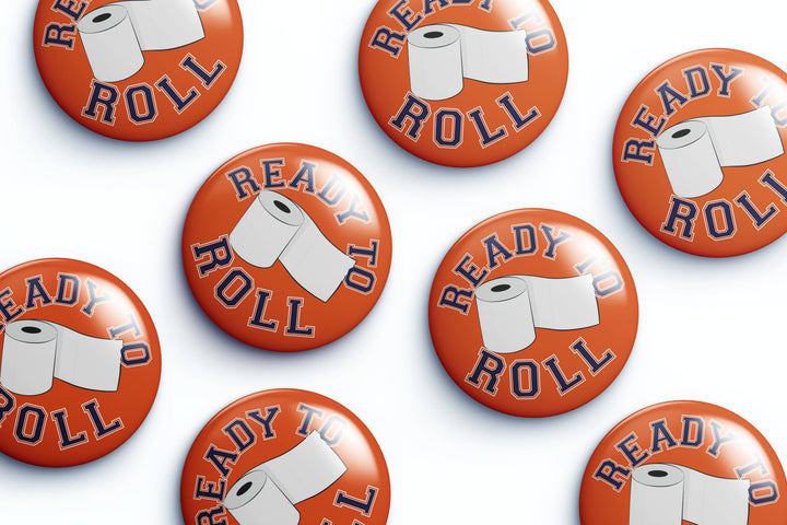 Cute As A Button - Auburn Ready To Roll Button