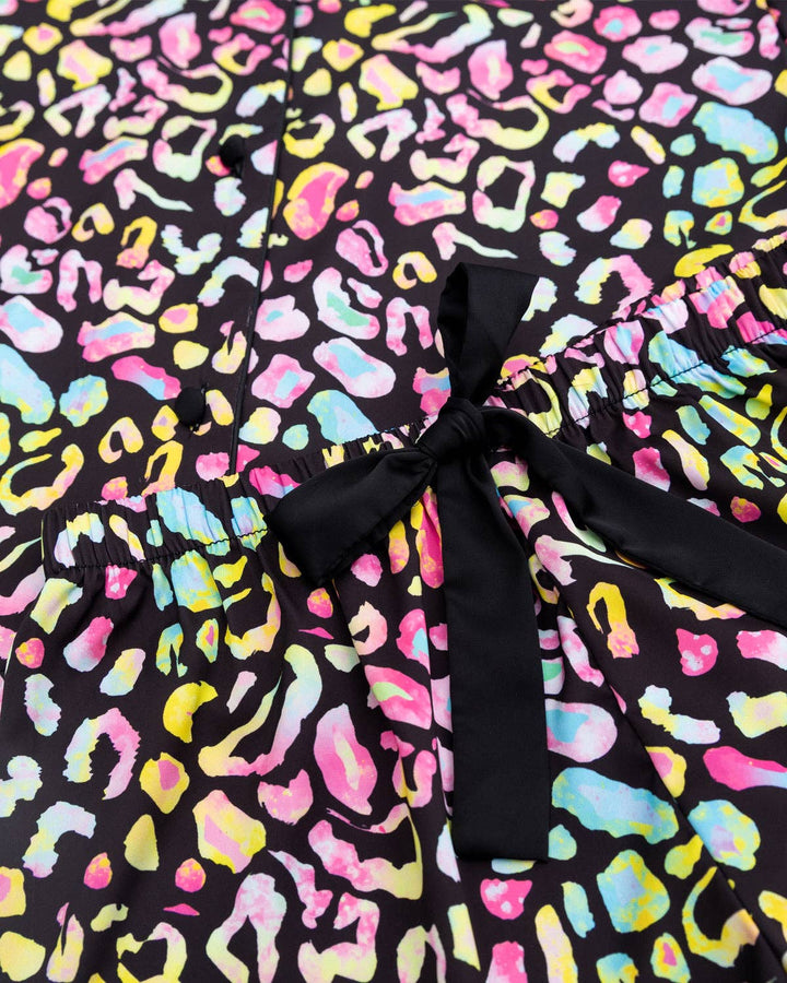 Sunshine Society - Kids Bright Animal Silky Short Set: 10