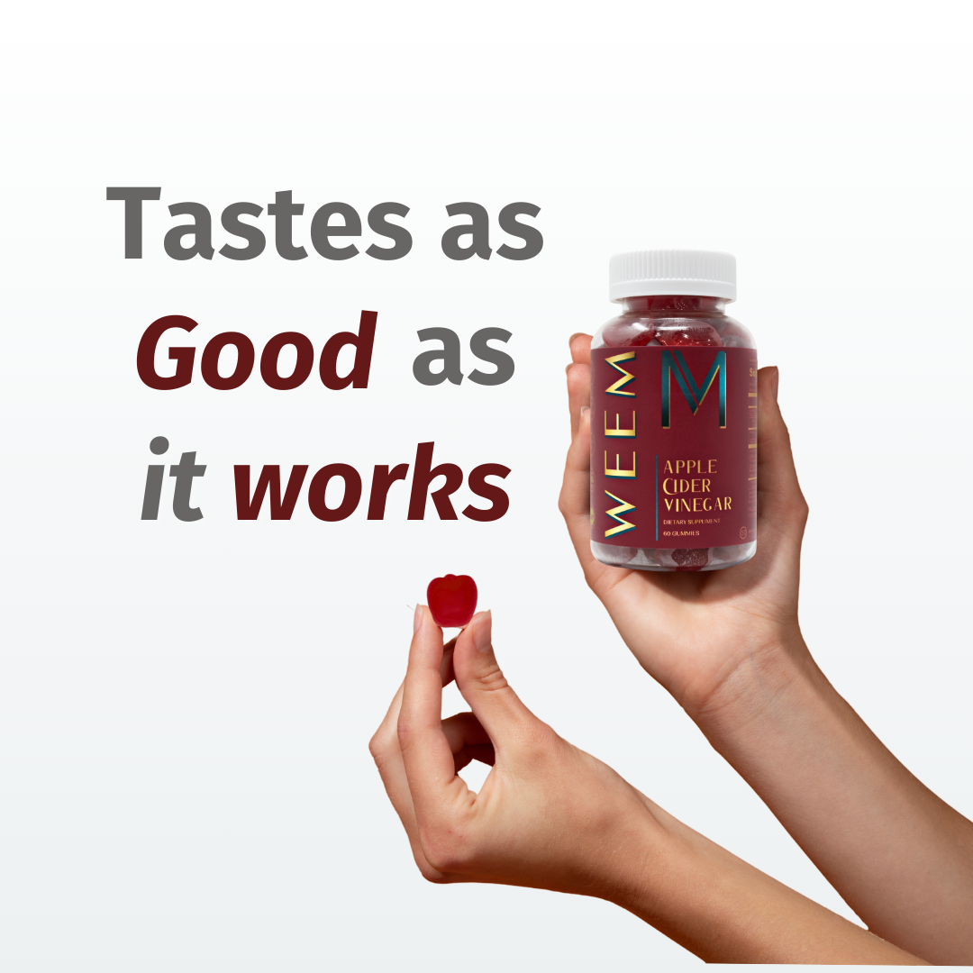 WEEM - Apple Cider Vinegar Gummies – All the Benefits in One Bite: 1 Month Supply
