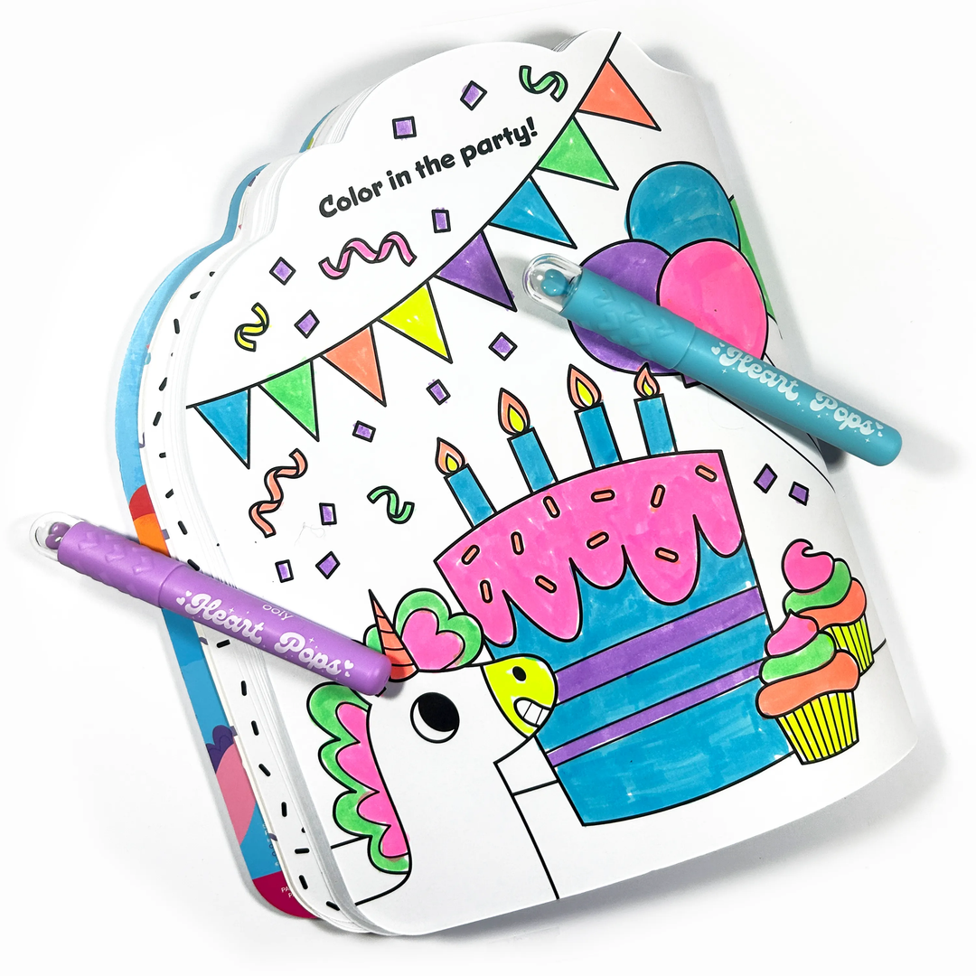OOLY - Heart Pops Neon Highlighters - Set of 6