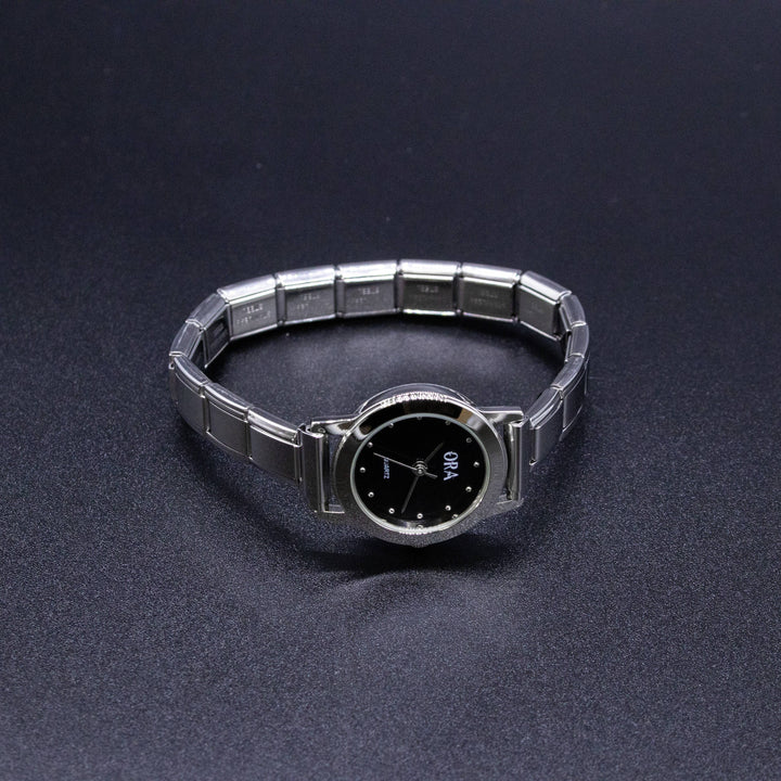 Natalia - Italian Charm Link Watch (Analog): Silver