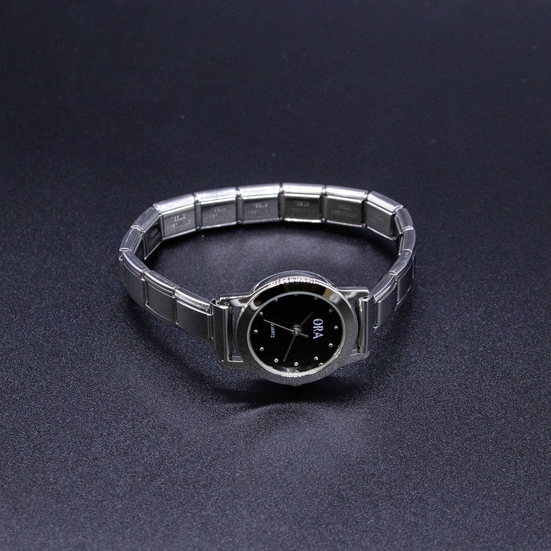 Natalia - Italian Charm Link Watch (Analog): Blue