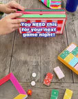 Ban.do Game Night 2-in-1 Checkers & Backgammon Board
