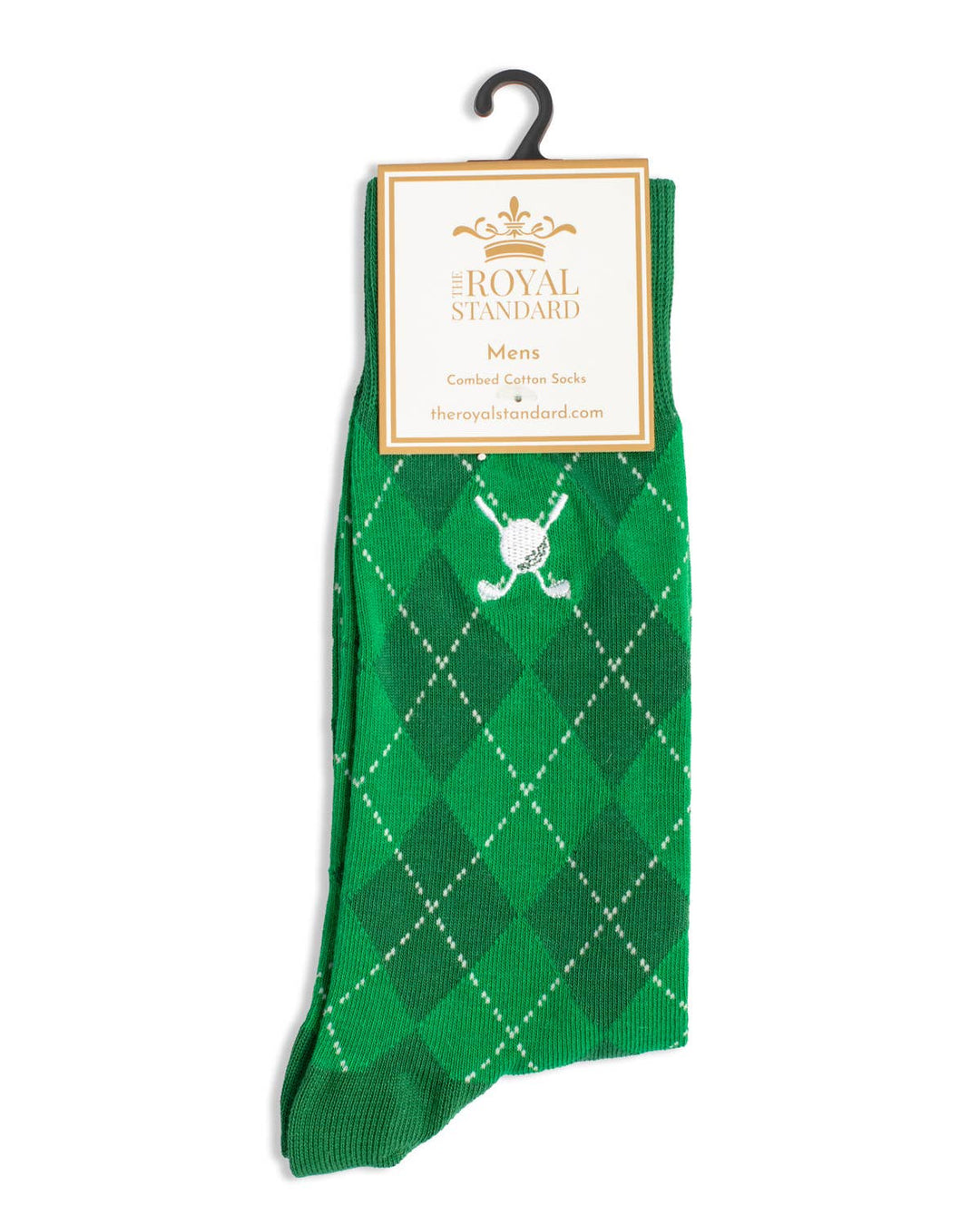 The Royal Standard - Men's On Par Socks   Green   One Size