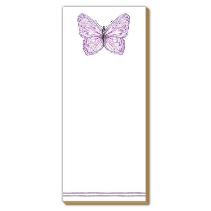 RosanneBeck Collections - Handpainted Lavender Butterfly Luxe Skinny Pad