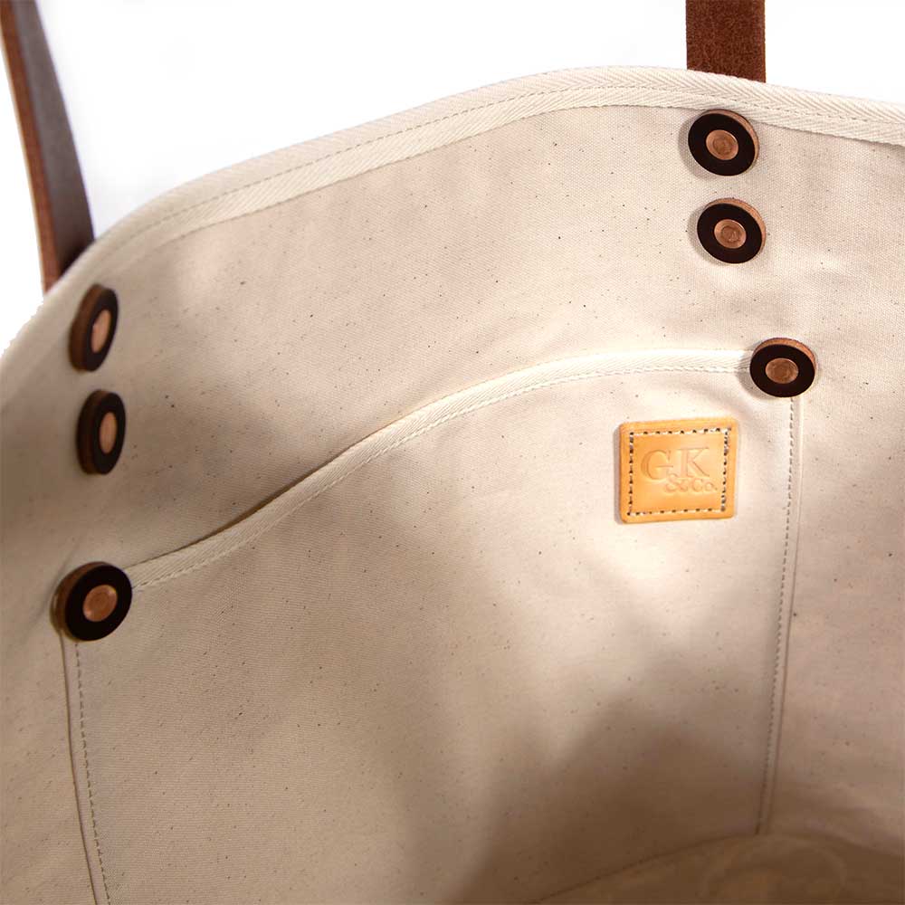 General Knot & Co. - Oak and Ink Toile All Day Tote