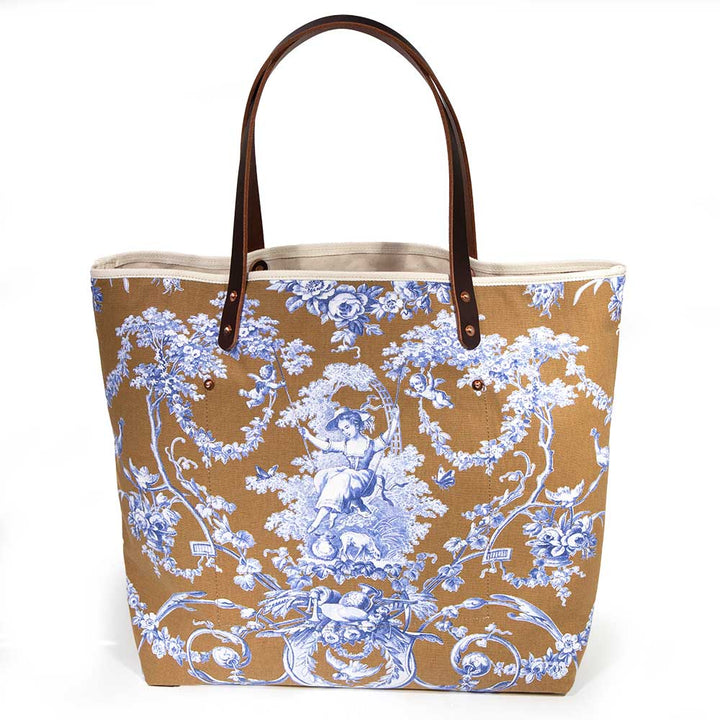 General Knot & Co. - Oak and Ink Toile All Day Tote
