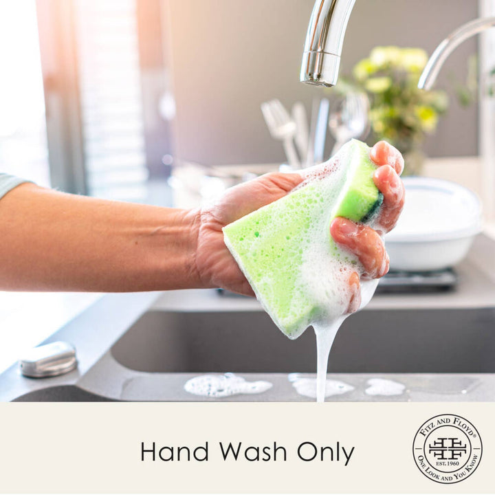 Fitz and Floyd® Mikasa® Pfaltzgraff® - Fitz & Floyd Holiday Hme Blue Santa Server Gift Box Pkg: Blue / Earthenware / Holiday