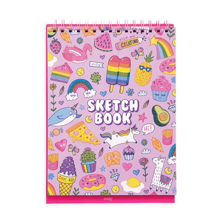 OOLY - Sketch & Show Standing Sketchbook - Cute Doodle World