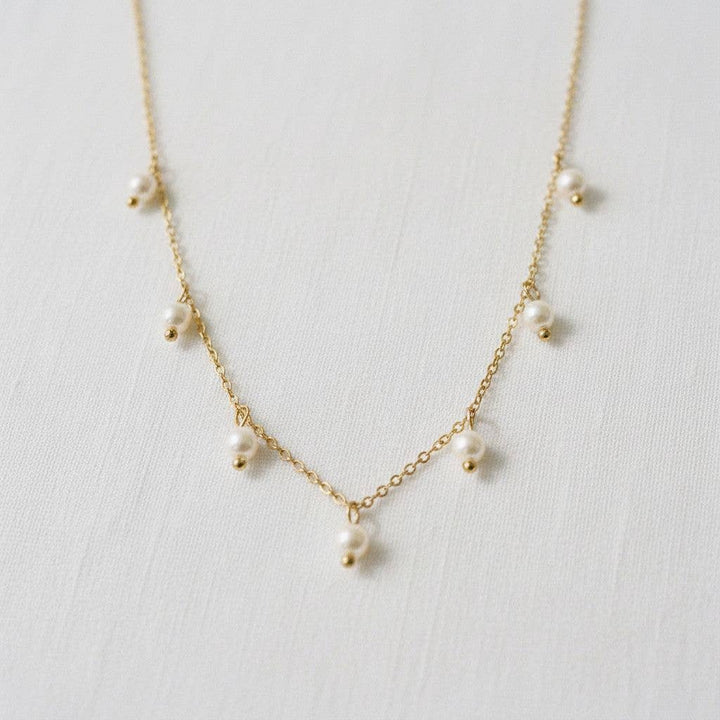 paperln - Elegant Pearl Tassel Pendant Necklace