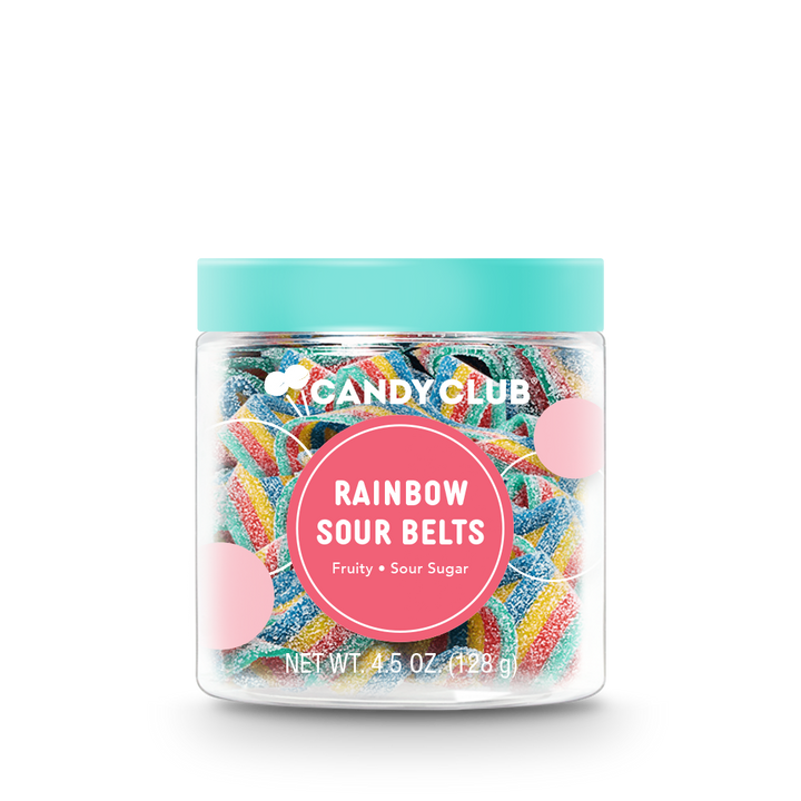 Candy Club - Rainbow Sour Belts