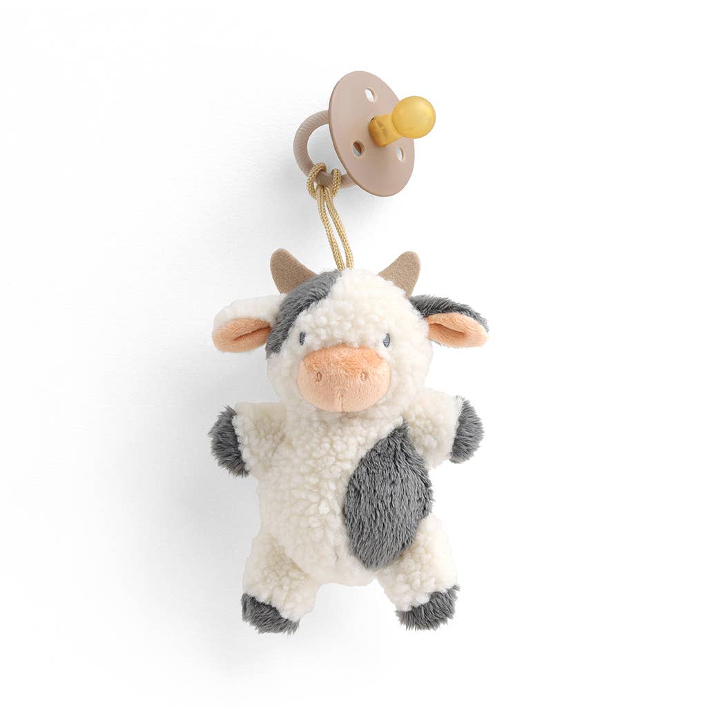 Itzy Ritzy - *NEW OPTIONS* Bitzy Pal Natural Rubber Pacifier & Plush: Bear