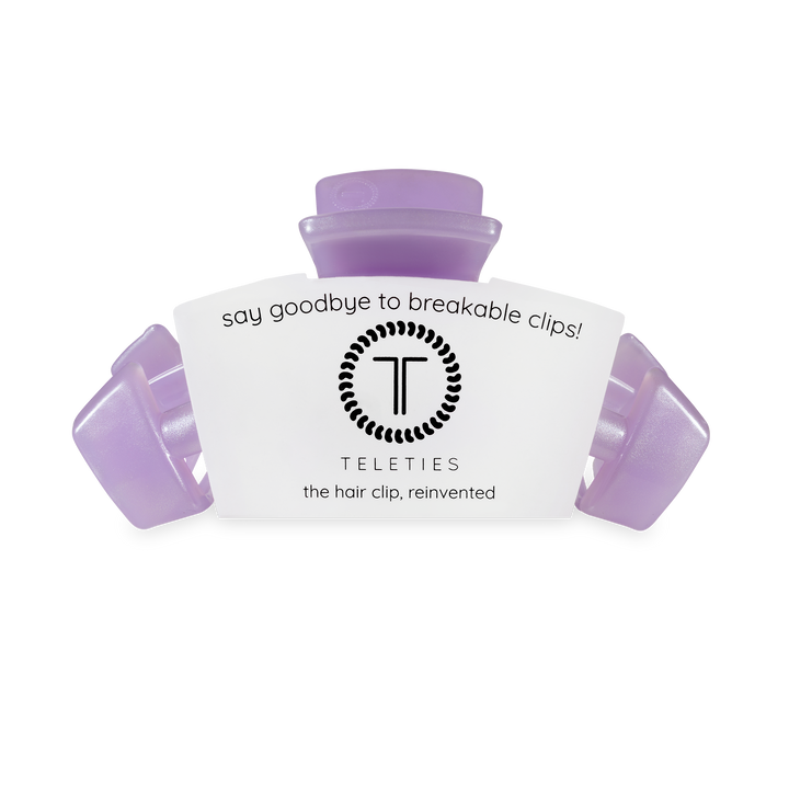 TELETIES - Classic Hair Clip | Medium | Lavender Mist