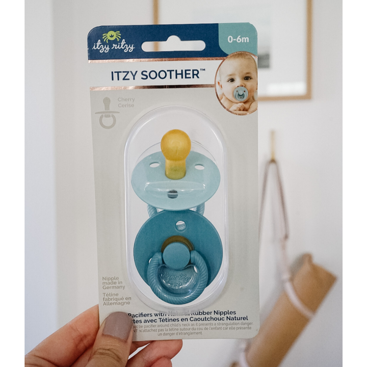 Itzy Ritzy - *NEW STYLES* Itzy Soother™ Natural Rubber Paci Sets: Harbor + Coast 6-18 M