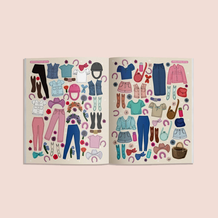 Paige Tate & Co. - My Fancy Sticker Storybook: Horses & Ponies
