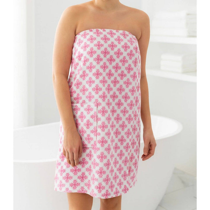 Laura Park Designs - Brushstrokes Pink Bath Wrap: One Size