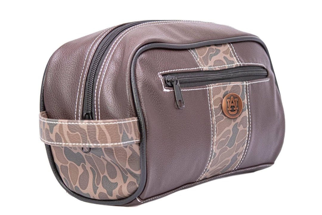 Zep-Pro - Auburn Tigers Men's Camo Dopp Kit.: Brown/Tan