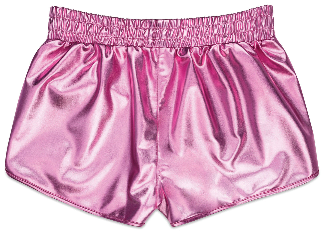 Iscream - PINK METALLIC SHORTS-S