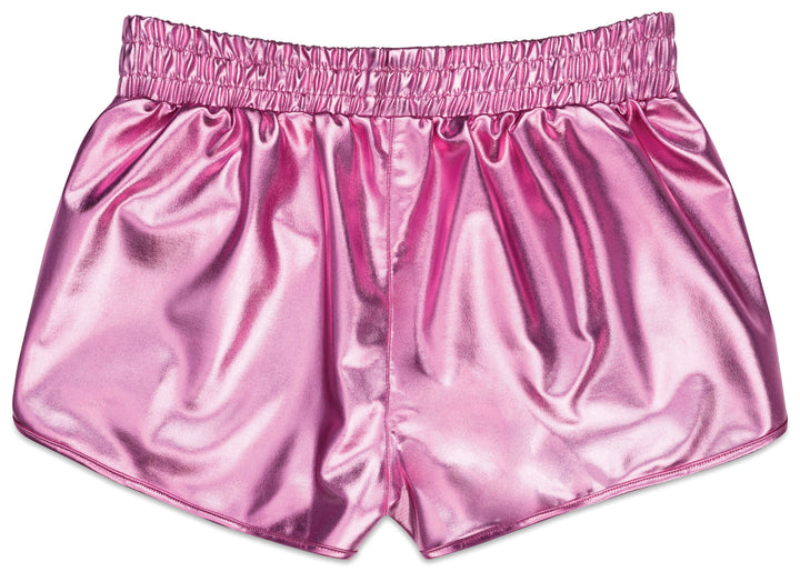 Iscream - PINK METALLIC SHORTS-S