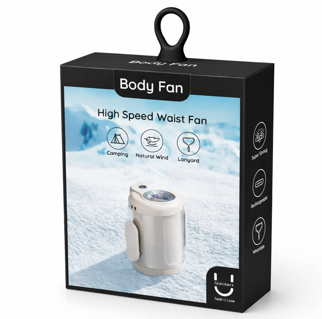 FashionIt - Body Fan High Speed Waist Fan - Ivory