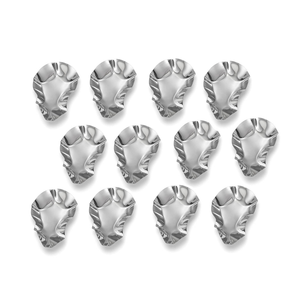 Fox Run Brands - Outset Stainless Steel Oyster shell, 12 pack