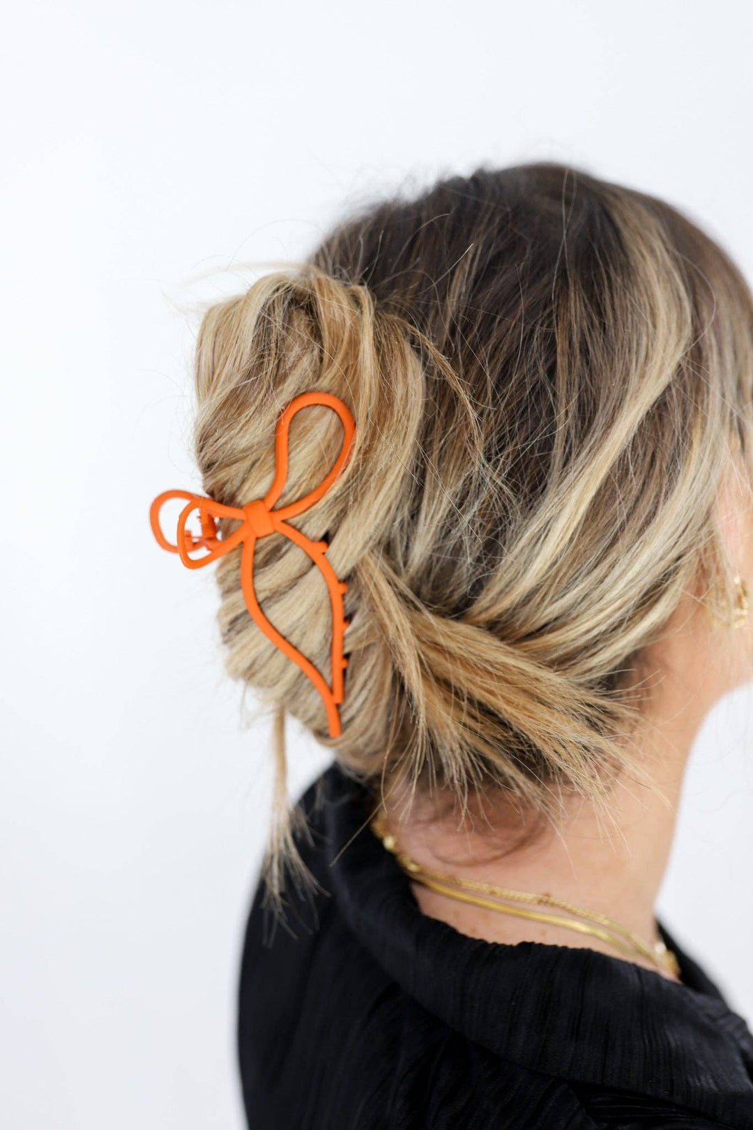 KAXI - THE METAL BOW CLAW ( 13 COLORS ): ORANGE