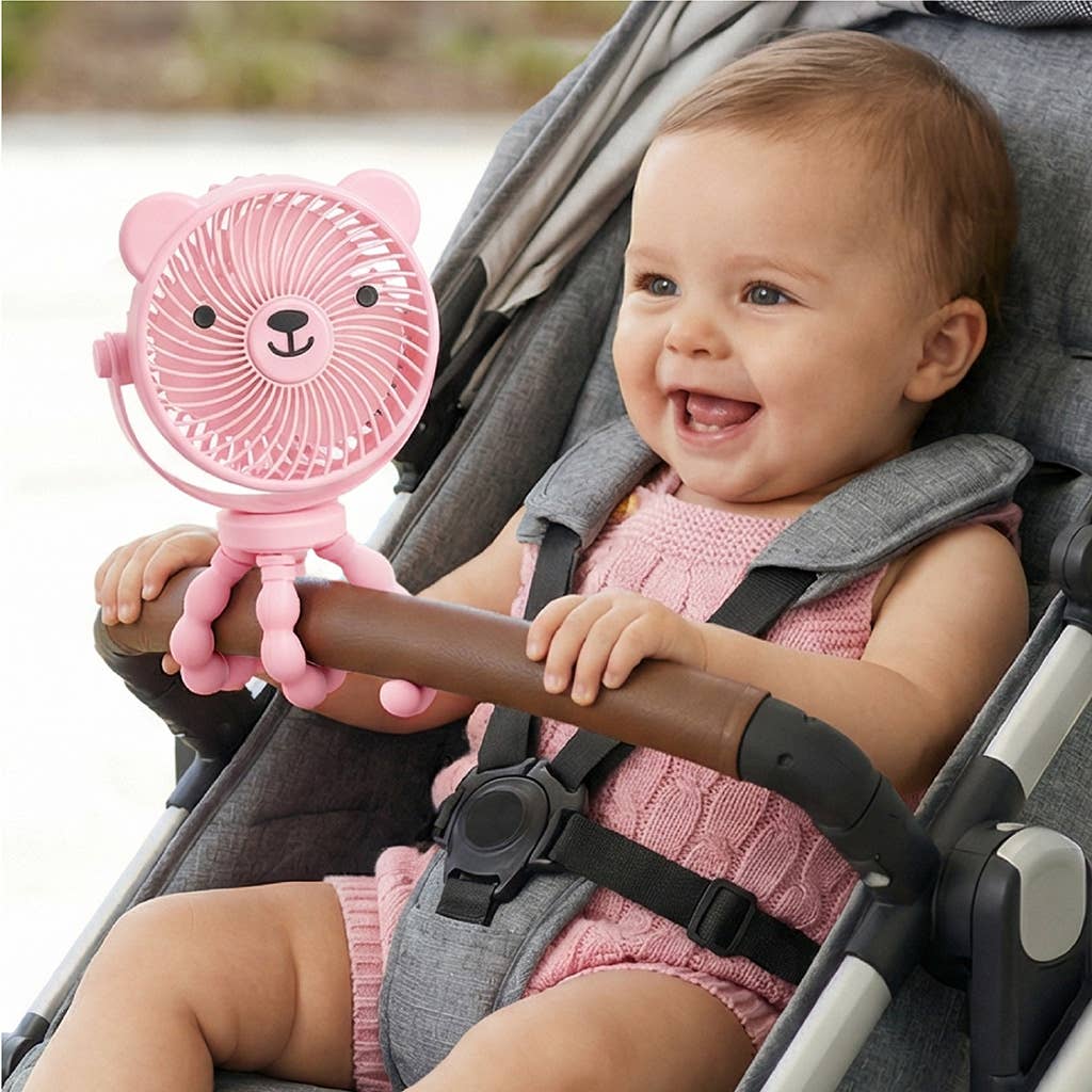Itzy Ritzy - *NEW* Itzy Breeze 3-Speed Stroller Fan™: Pink