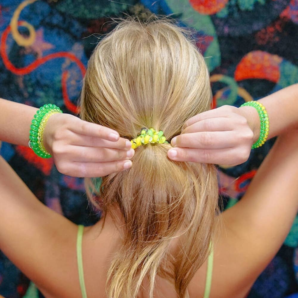 TELETIES - Spiral Hair Coils | Large | Glow For It