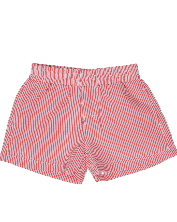 Smith Red Seersucker Shorts