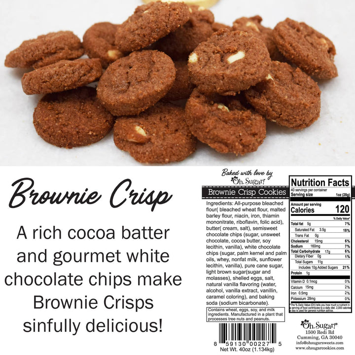 Oh, Sugar! - Cookie Gallon - Rainbow Dot Absolute Best Cookies Ever!: Chocolate Chip